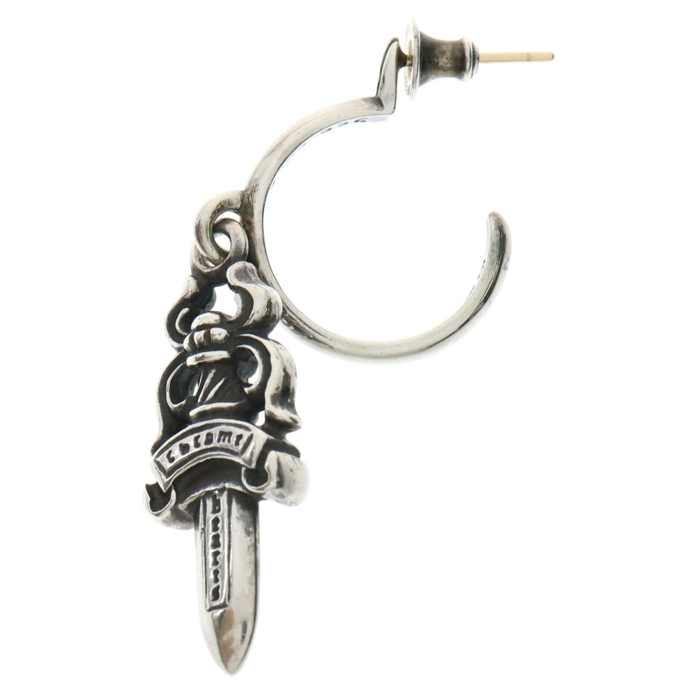 CHROME HEARTS(クロムハーツ) No5 DAGGER #5 ダガーフープ ピアス シルバー BCA106