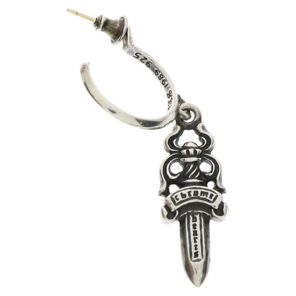 CHROME HEARTS(クロムハーツ) No5 DAGGER #5 ダガーフープ ピアス シルバー BCA106