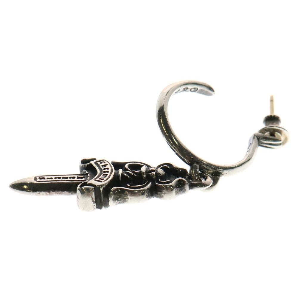 CHROME HEARTS(クロムハーツ) No5 DAGGER #5 ダガーフープ ピアス シルバー BCA106
