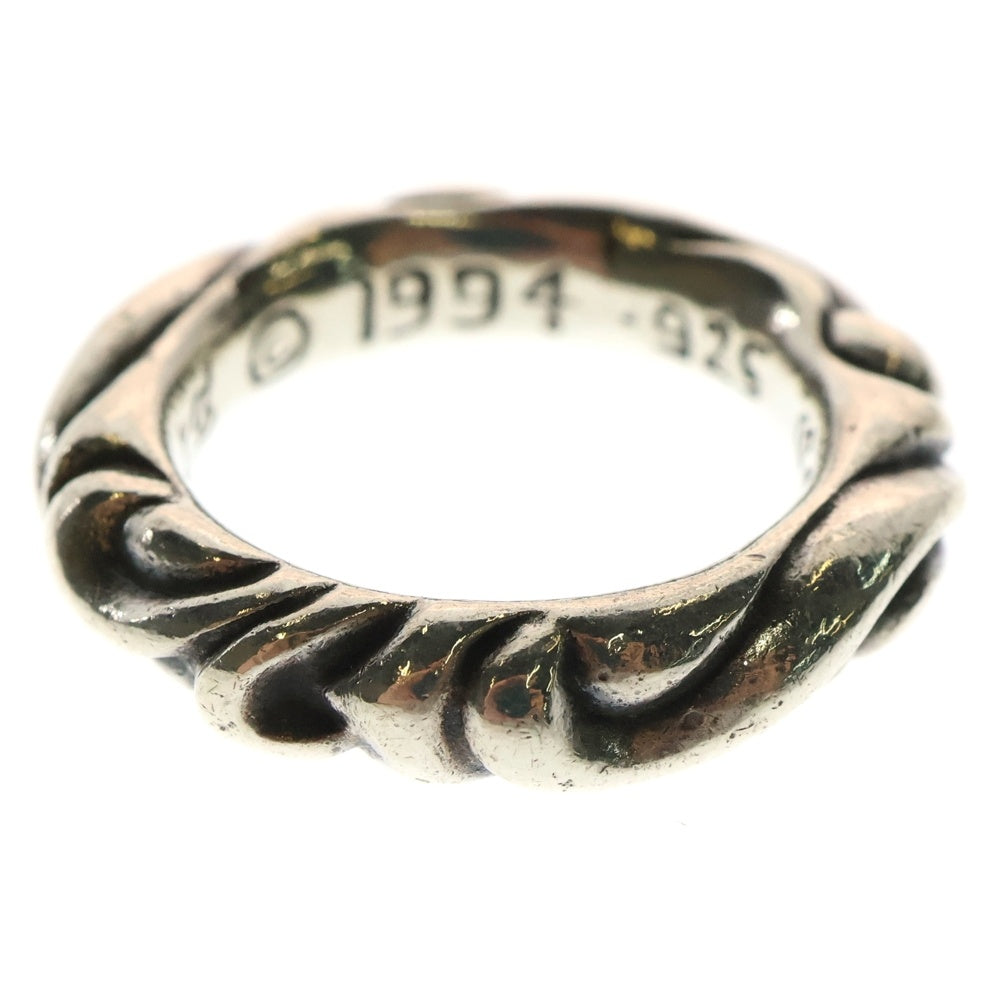 CHROME HEARTS(クロムハーツ) SCRL BAND スクロールバンド リング シルバー BCA351