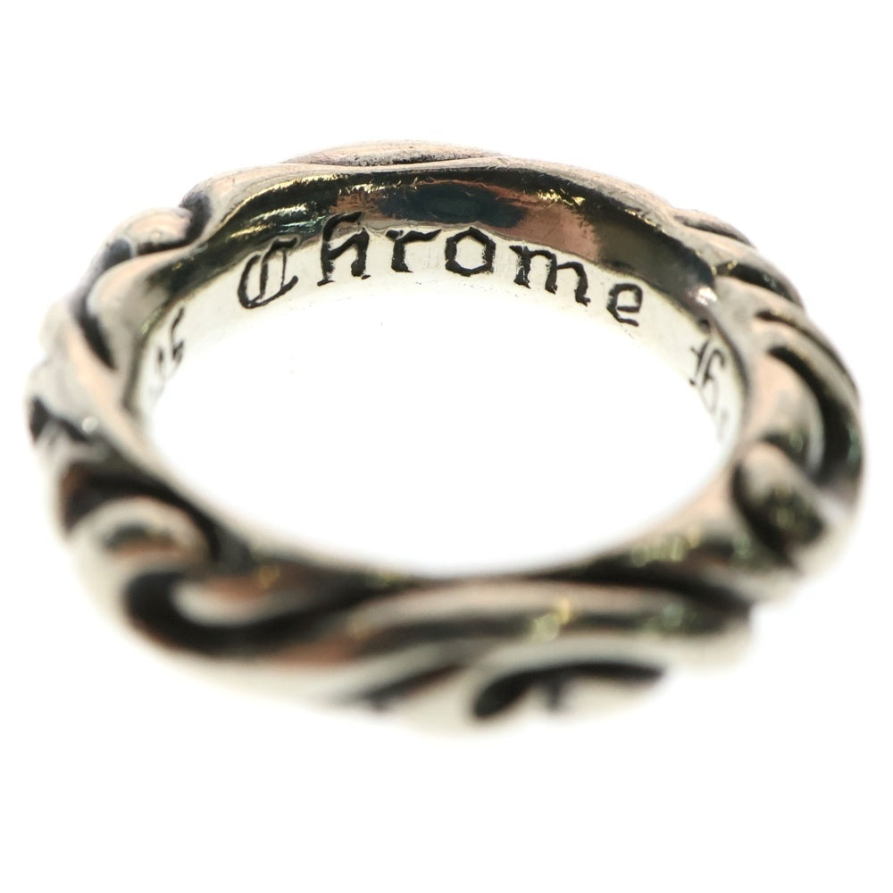 CHROME HEARTS(クロムハーツ) SCRL BAND スクロールバンド リング シルバー BCA351