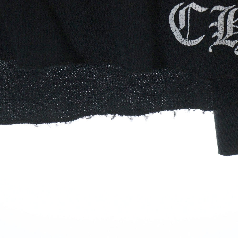 CHROME HEARTS(クロムハーツ) BSフロア アーチロゴ プリントサーマル長袖Tシャツ ロンT カットソー ブラック