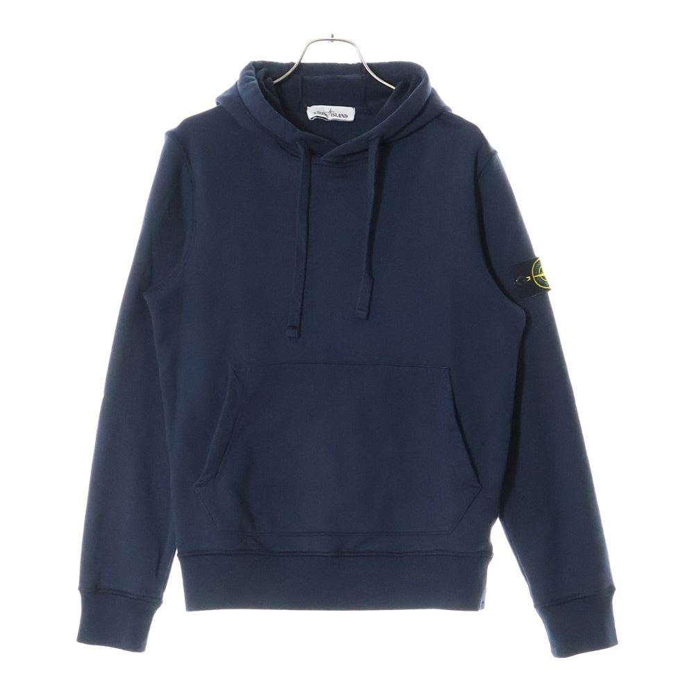 STONE ISLAND(ストーンアイランド) 21SS コットンスウェット プルオーバーフーディ パーカー 741564151 ネイビー