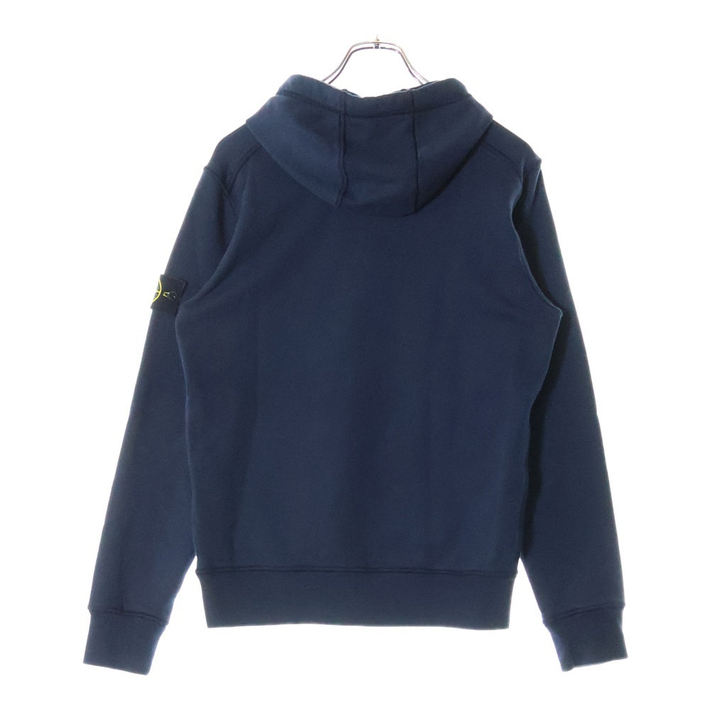 STONE ISLAND(ストーンアイランド) 21SS コットンスウェット プルオーバーフーディ パーカー 741564151 ネイビー