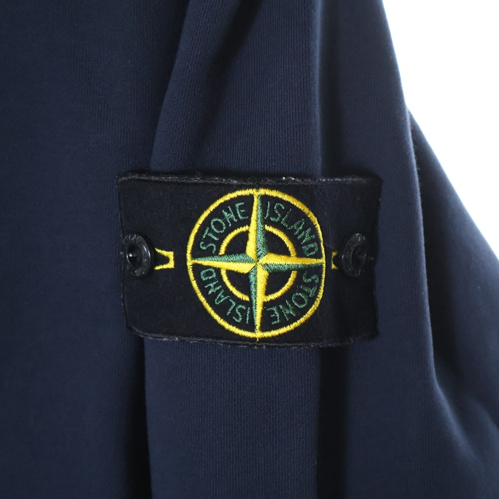 STONE ISLAND(ストーンアイランド) 21SS コットンスウェット プルオーバーフーディ パーカー 741564151 ネイビー