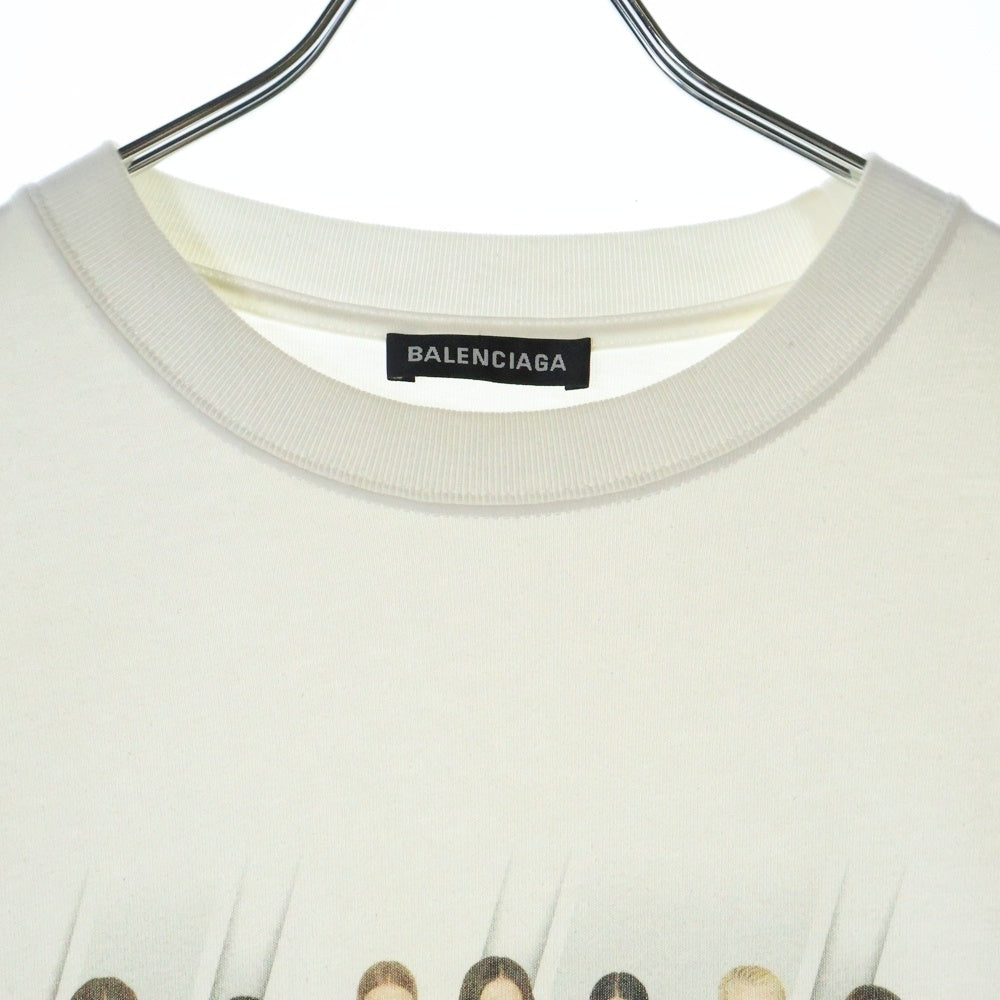 BALENCIAGA(バレンシアガ) 20SS リアルバレンシアガ プリント半袖Tシャツカットソー 612966 TIV47 ホワイト