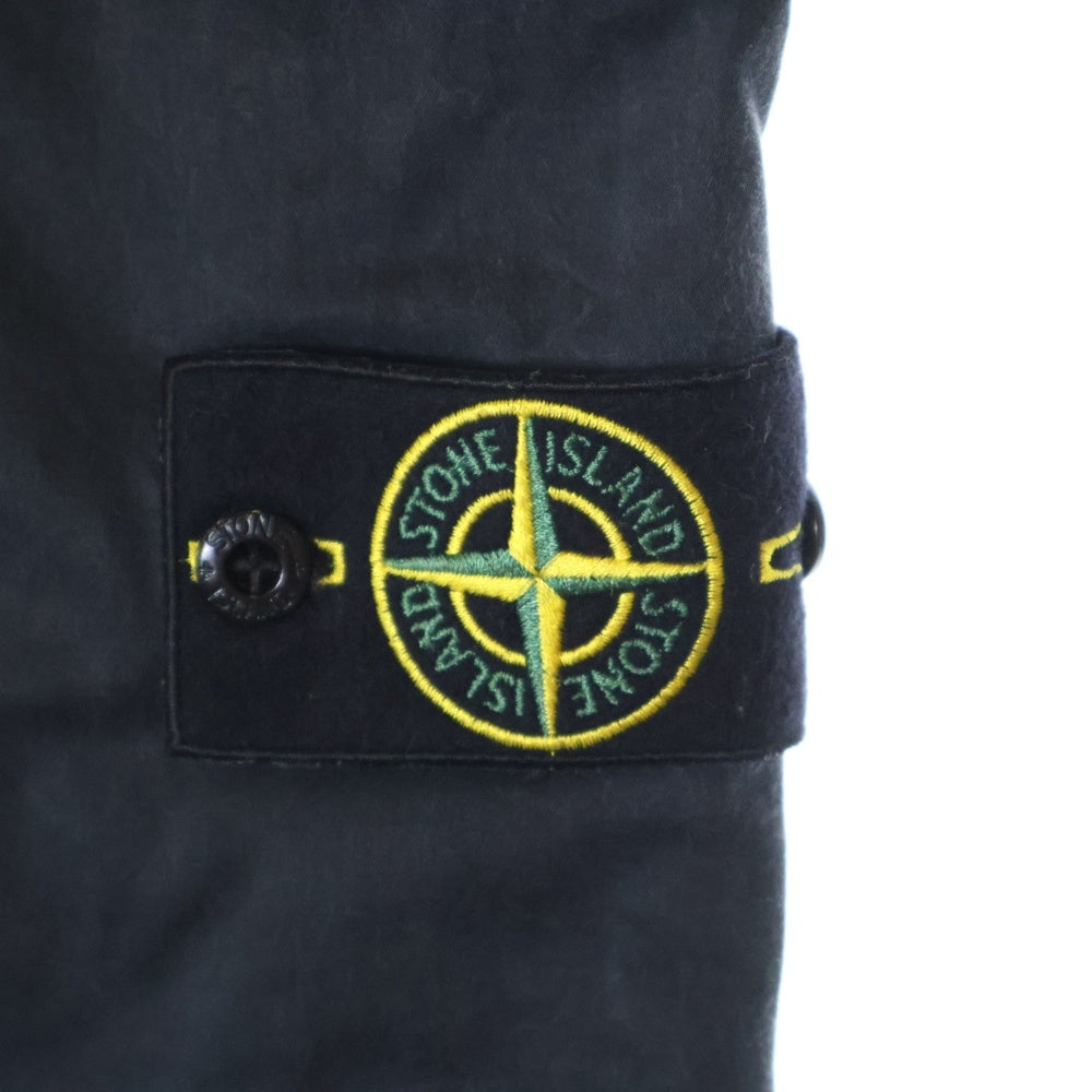 STONE ISLAND(ストーンアイランド) Garment Dyed Jogger Pants ロゴワッペン ジョガーパンツ カーゴパンツ ブラック 731531414