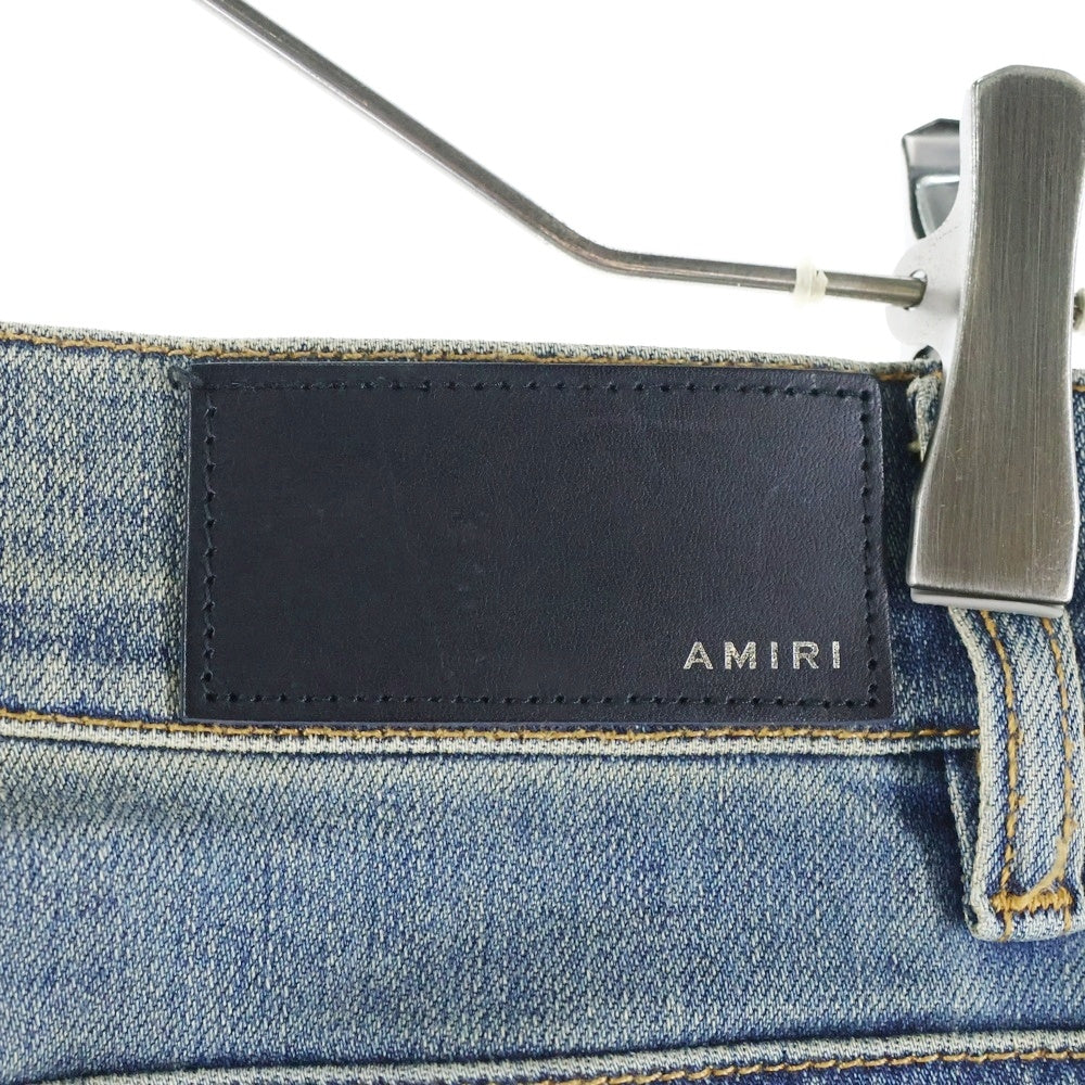 AMIRI(アミリ) ストレッチ ダメージ デニムパンツ ジーンズ スキニー RN150712 インディゴ