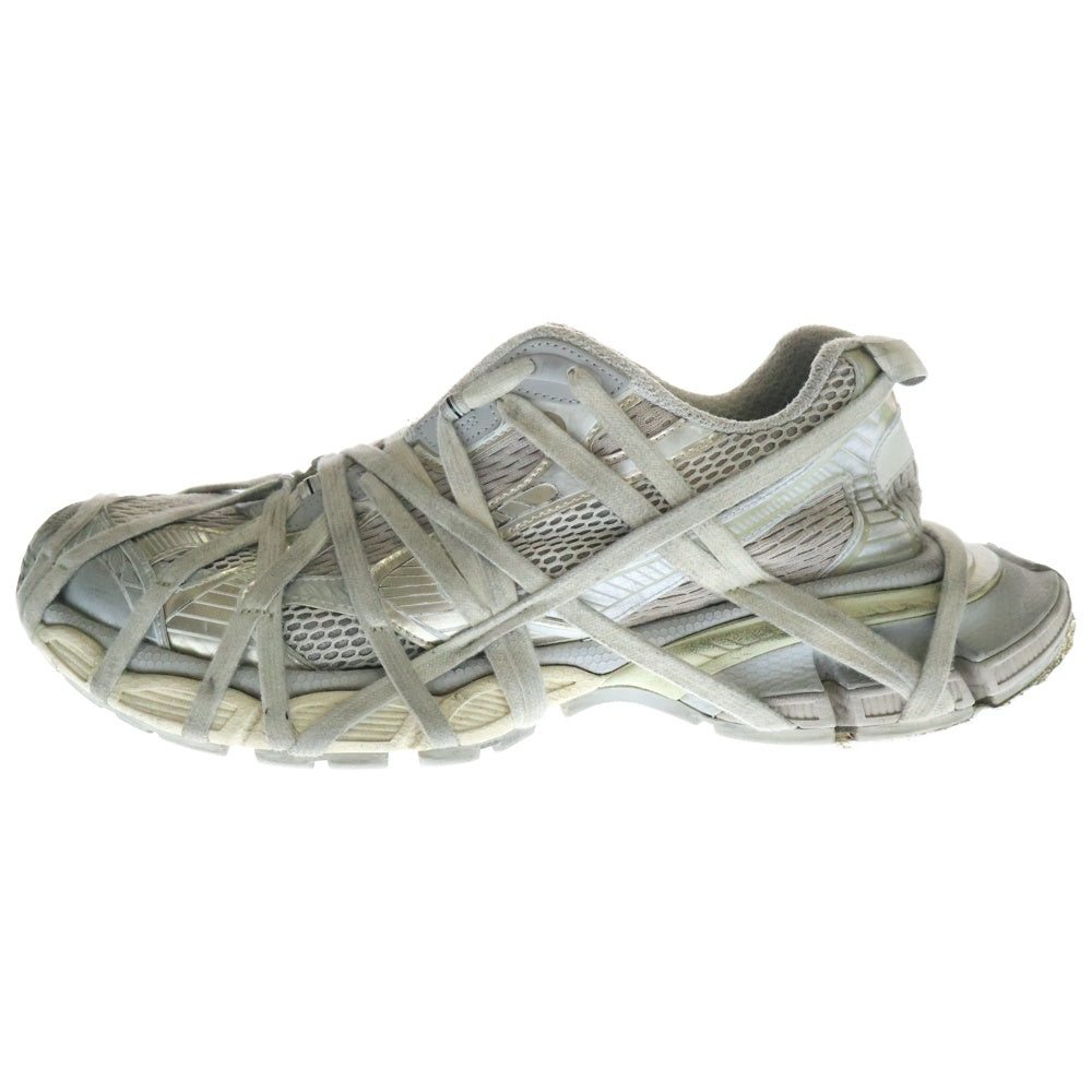 BALENCIAGA(バレンシアガ) 3XL Sneaker EXTREME LACE 778698 ヴィンテージ加工 エクストリームシューレース ローカットスニーカー グレー US12/29.5cm