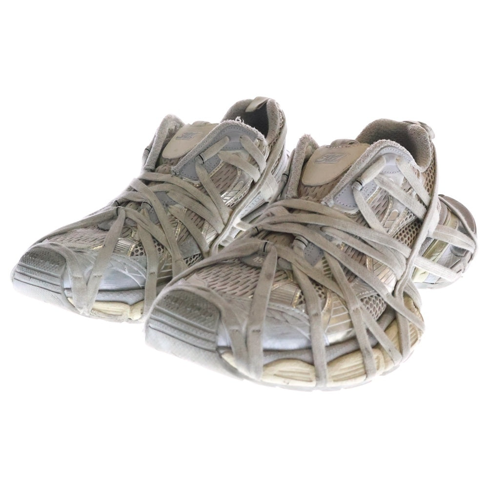 BALENCIAGA(バレンシアガ) 3XL Sneaker EXTREME LACE 778698 ヴィンテージ加工 エクストリームシューレース ローカットスニーカー グレー US12/29.5cm