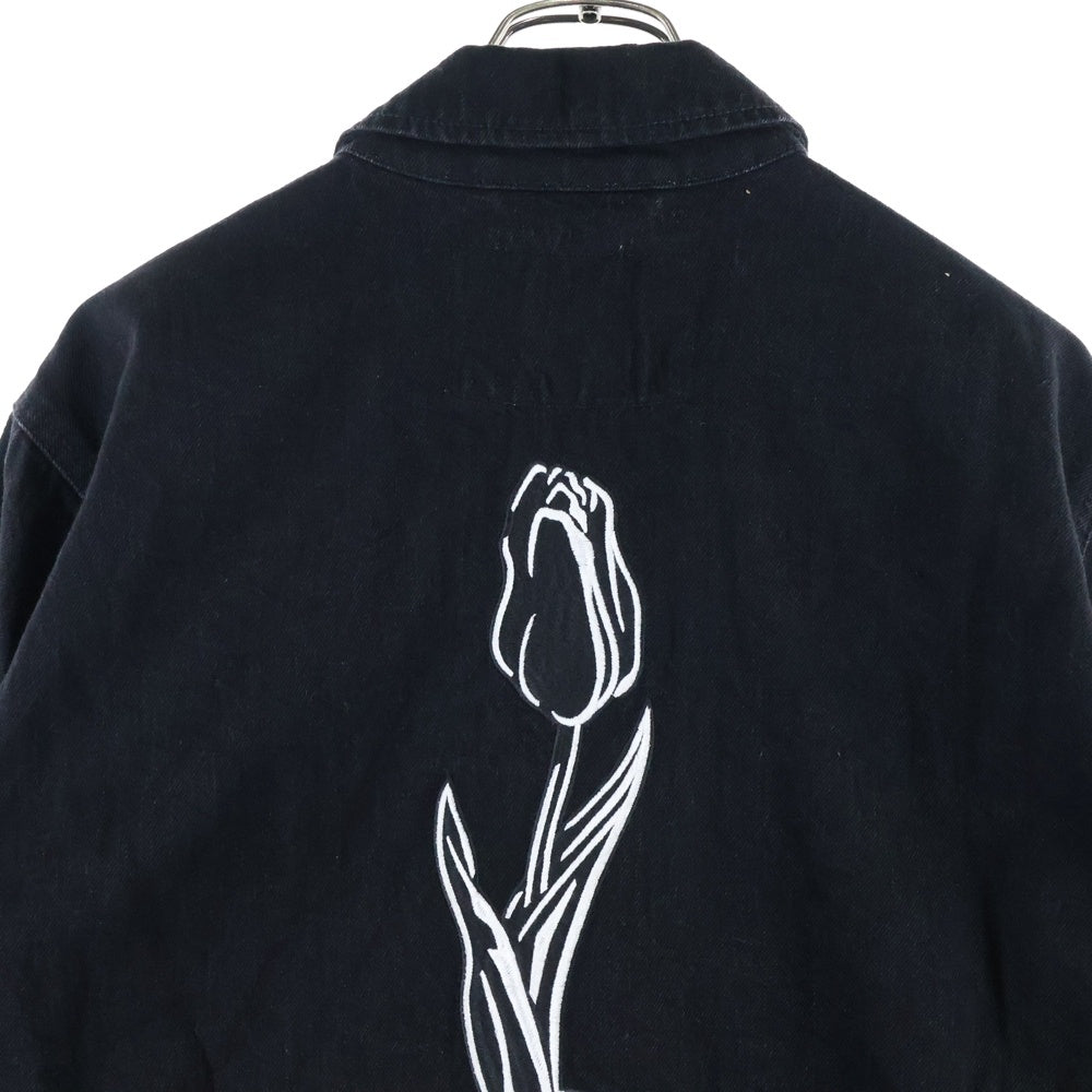 Levi's(リーバイス) ×Wasted Youth フロントロゴ刺繍 ジップアップ デニムジャケット PC9-A2247-0000 ブラック