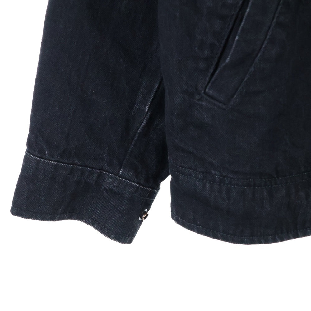 Levi's(リーバイス) ×Wasted Youth フロントロゴ刺繍 ジップアップ デニムジャケット PC9-A2247-0000 ブラック