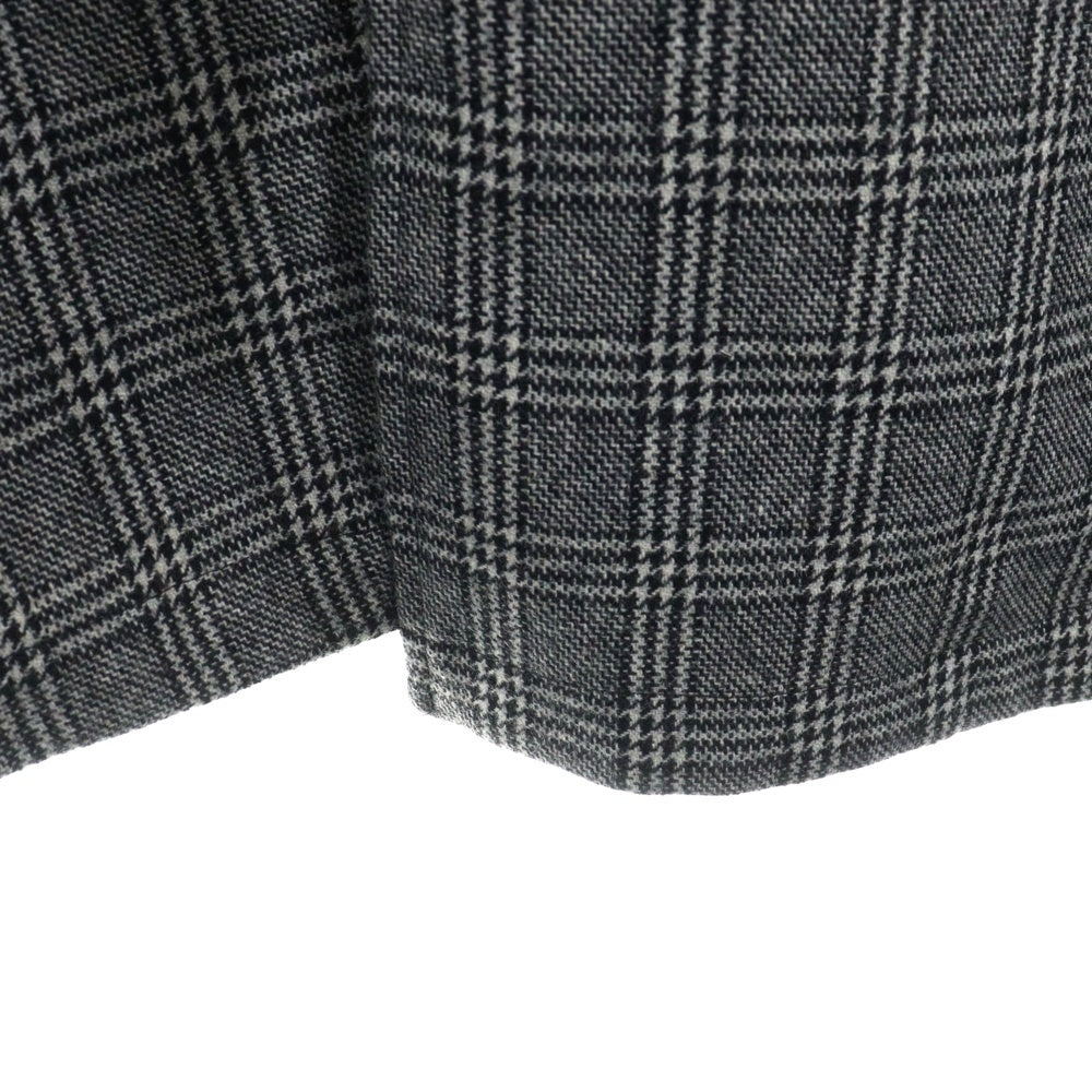 s'yte(サイト) WRAP BELT COAT グレンチェック ロングコート グレー/ホワイト UV-C41-826-1