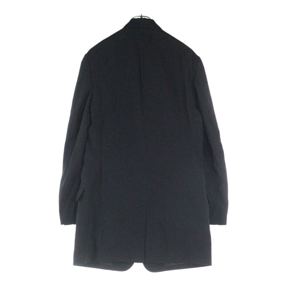 Y's for men(ワイズフォーメン) WOOL GABARDINE TURN BACK COLLAR JACKET ウールギャバジン バックカラージャケット ブラック MP-J03-100-2