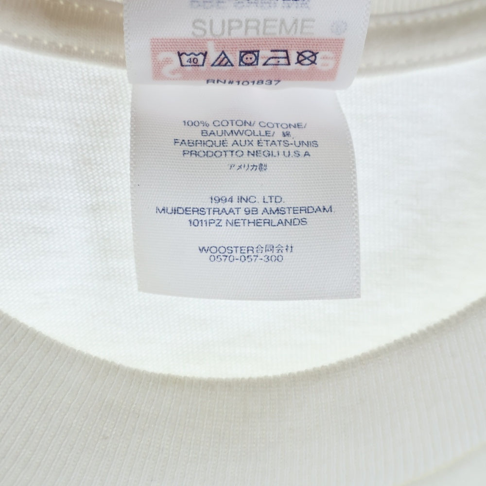 SUPREME(シュプリーム) 23AW Box Logo Tee カモフラージュ 迷彩ボックスロゴ 半袖Tシャツ カットソー ホワイト