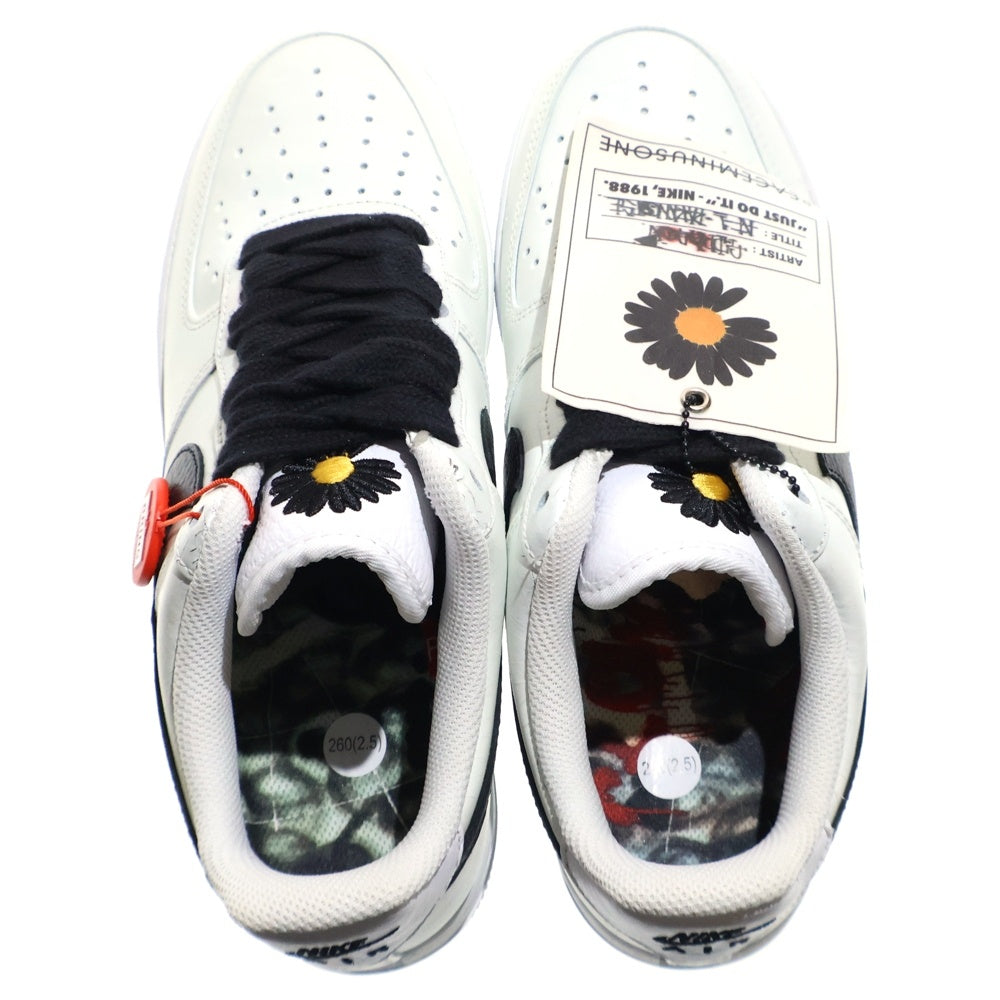 NIKE(ナイキ) ×PEACEMINUSONE AIR FORCE1 '07 PARANOISE ピースマイナスワン パラノイズ エアフォース1 ローカットスニーカー ホワイト US8/26cm DD3223-100