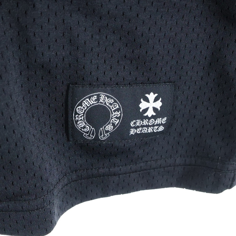 CHROME HEARTS(クロムハーツ) MESH WARM UP JERSEY TEE CHプリントメッシュTシャツ ブラック