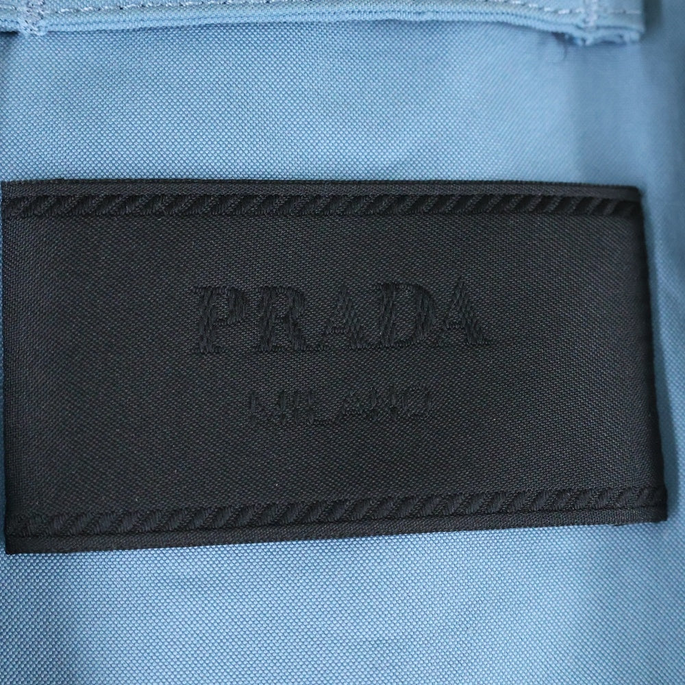 PRADA(プラダ) 24SS ユーティリティー ベスト トライアングルロゴ ベスト ブルー SGC499 SWM0 12NS
