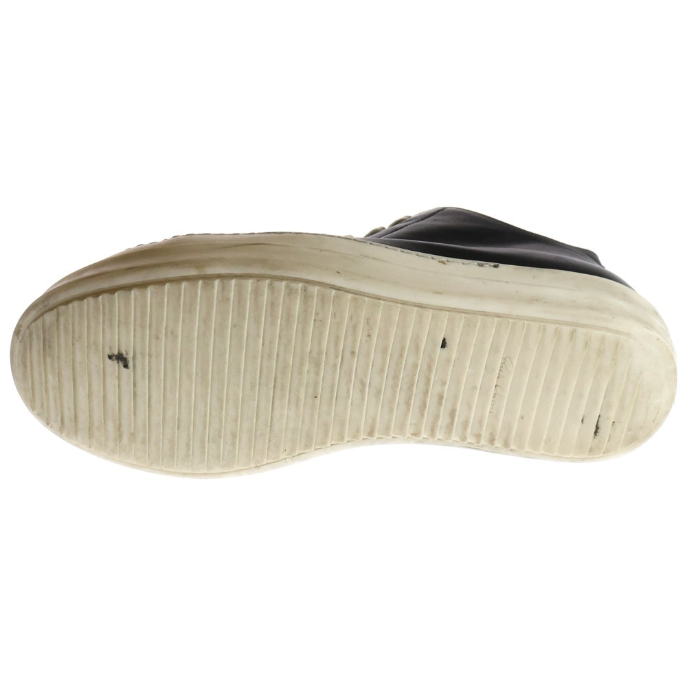 Rick Owens(リックオウエンス) 23SS LOW SNEAKS ラモーンズ レザーローカットスニーカー ブラック RU01C4891