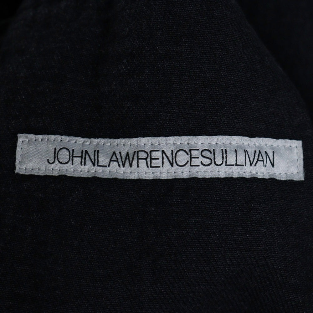 JOHN LAWRENCE SULLIVAN(ジョンローレンスサリバン) FRONT SIDE BELTED DENIM JACKET フロントサイド ベルテッドデニム ブラック 1B013-0320-34