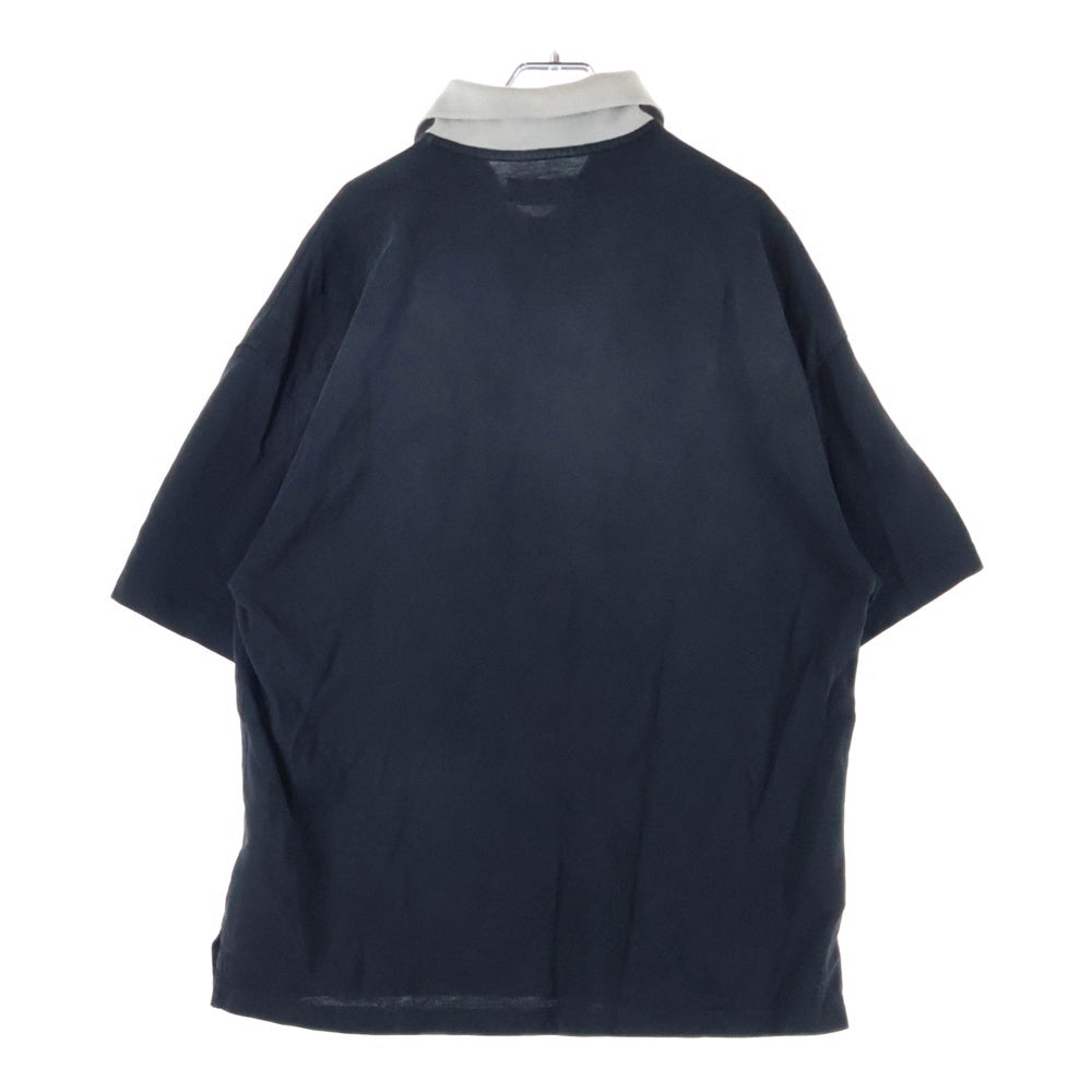 AMIRI(アミリ) フロントロゴ 半袖 ポロシャツ ブラック