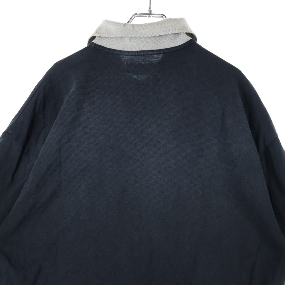 AMIRI(アミリ) フロントロゴ 半袖 ポロシャツ ブラック