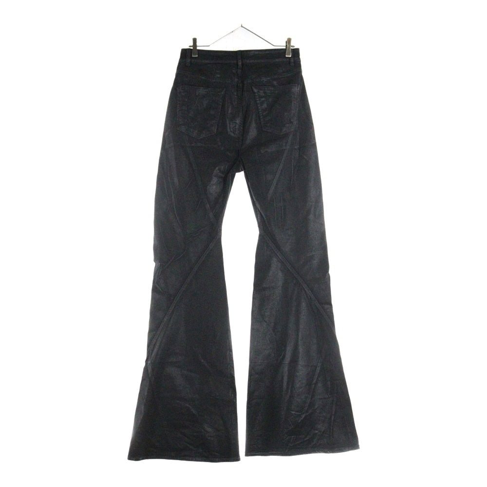DRKSHDW(ダークシャドウ) BIAS BOOTCUT コーティング加工 ブーツカット デニムパンツ DU01E3352-SCF ブラック