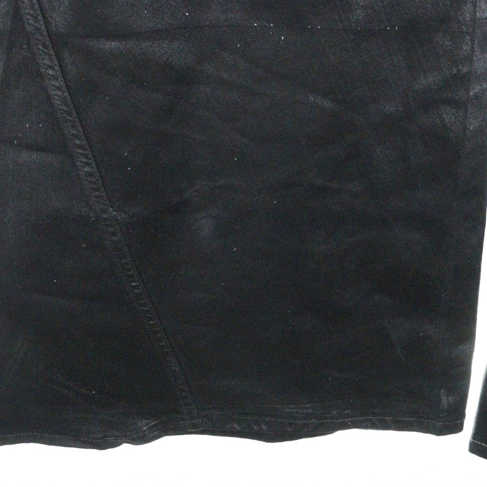 DRKSHDW(ダークシャドウ) BIAS BOOTCUT コーティング加工 ブーツカット デニムパンツ DU01E3352-SCF ブラック