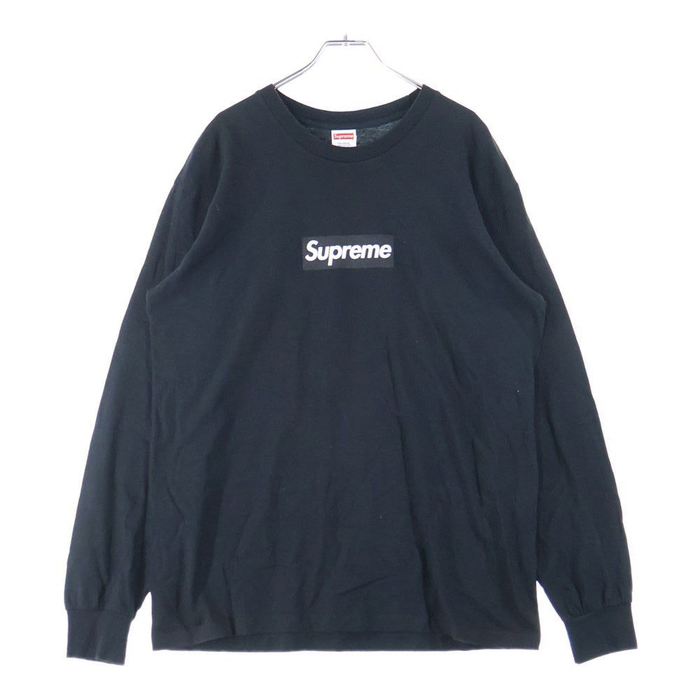 SUPREME(シュプリーム) 20AW Box Logo L/S Tee ボックスロゴ クルーネック ロングスリーブ 長袖Tシャツ ブラック