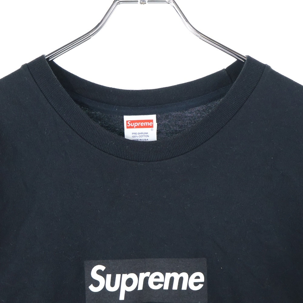 SUPREME(シュプリーム) 20AW Box Logo L/S Tee ボックスロゴ クルーネック ロングスリーブ 長袖Tシャツ ブラック