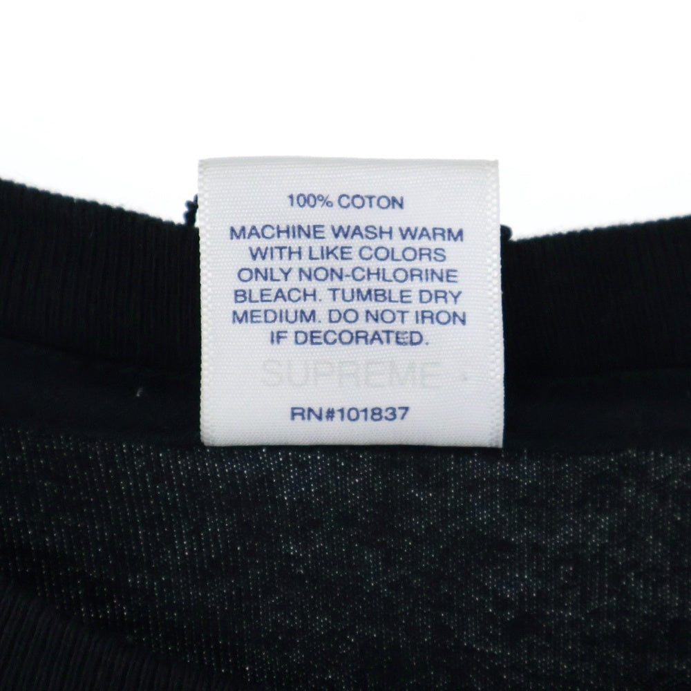 SUPREME(シュプリーム) 20AW Box Logo L/S Tee ボックスロゴ クルーネック ロングスリーブ 長袖Tシャツ ブラック