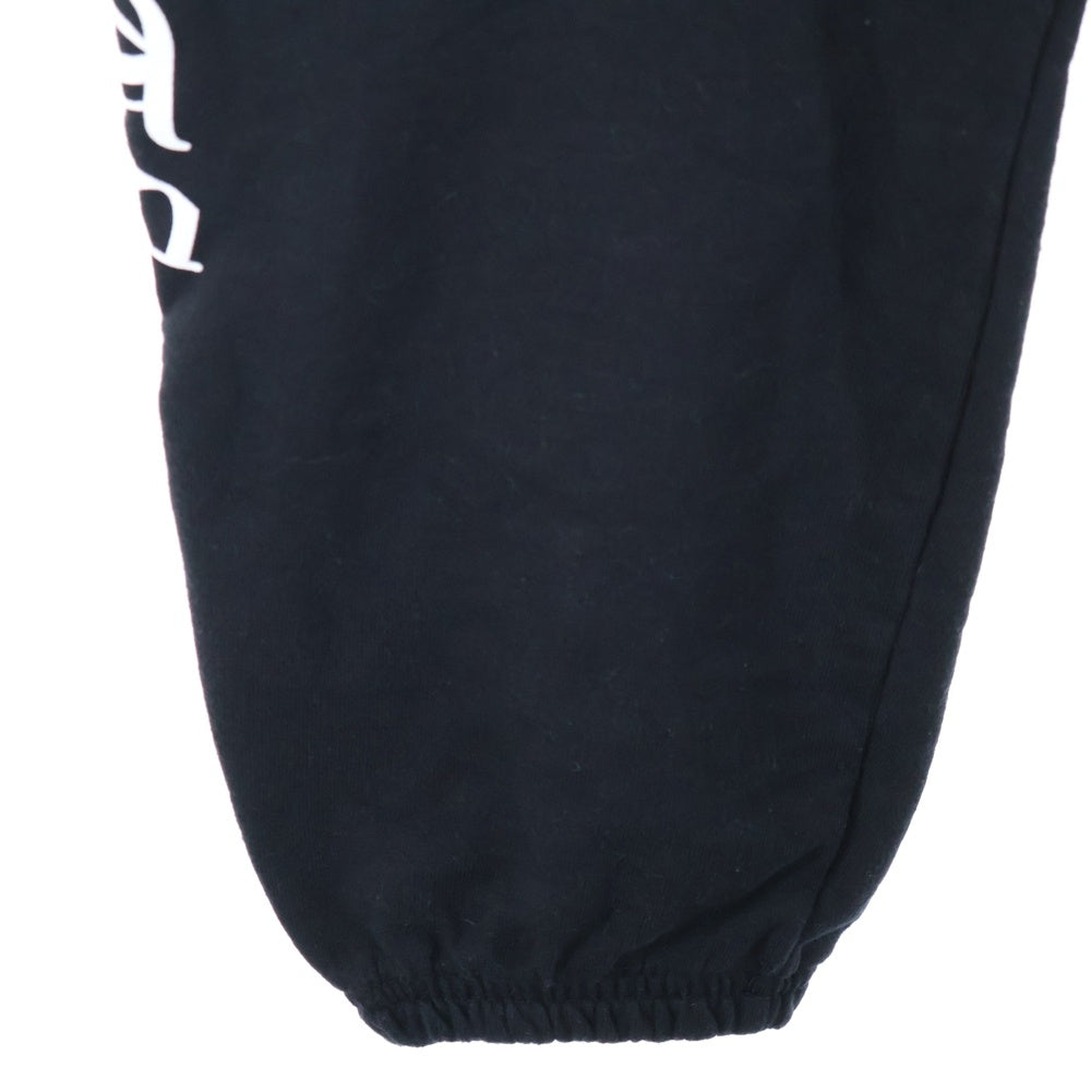 CHROME HEARTS(クロムハーツ) SWTSHRT PANTS フロントスクロールラベル サイドロゴ プリント スウェットパンツ ブラック