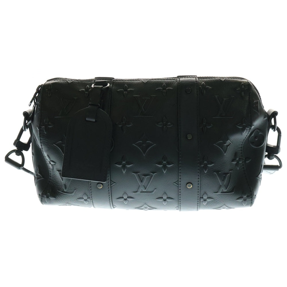 LOUIS VUITTON(ルイヴィトン) モノグラム シール シティキーポル ショルダーバッグ M57955 ブラック