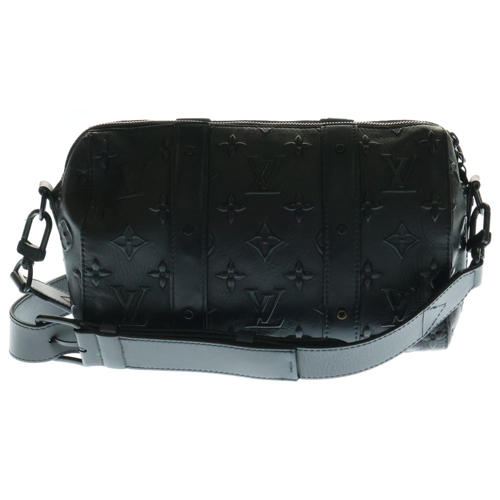 LOUIS VUITTON(ルイヴィトン) モノグラム シール シティキーポル ショルダーバッグ M57955 ブラック