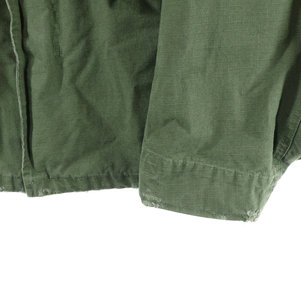BALENCIAGA(バレンシアガ) 2AW M-65 ロゴ刺繍 ミリタリージャケット カーキ 704498 TKP27