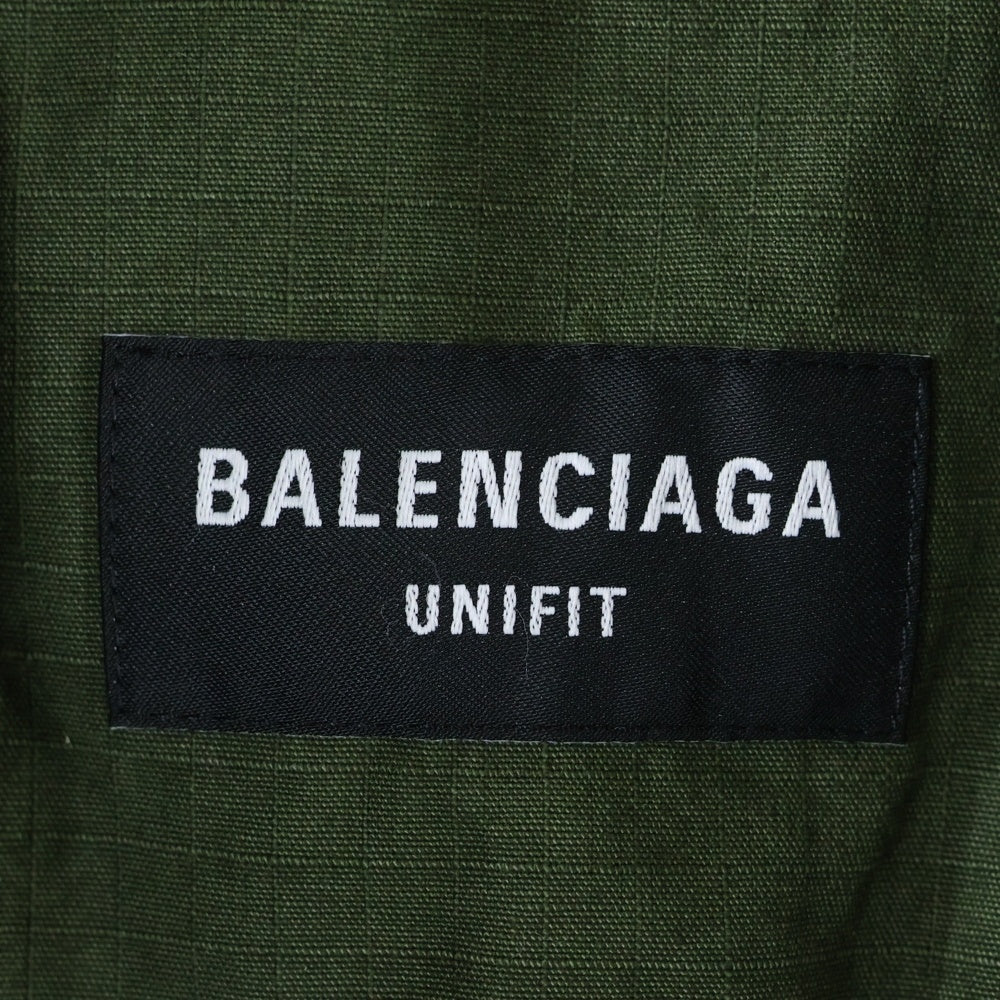 BALENCIAGA(バレンシアガ) 2AW M-65 ロゴ刺繍 ミリタリージャケット カーキ 704498 TKP27