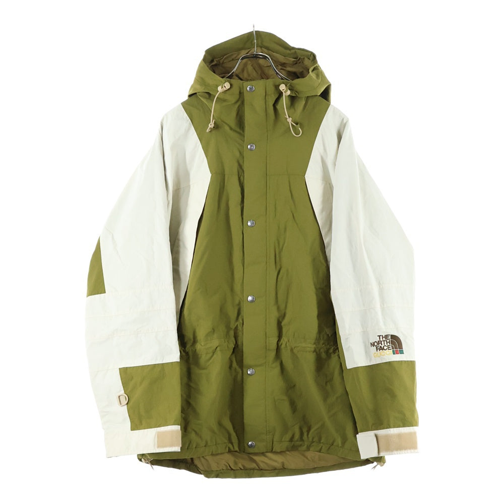 GUCCI(グッチ) 21AW ×THE NORTH FACE ナイロンジャケット 663759 ZLF8Z カーキ