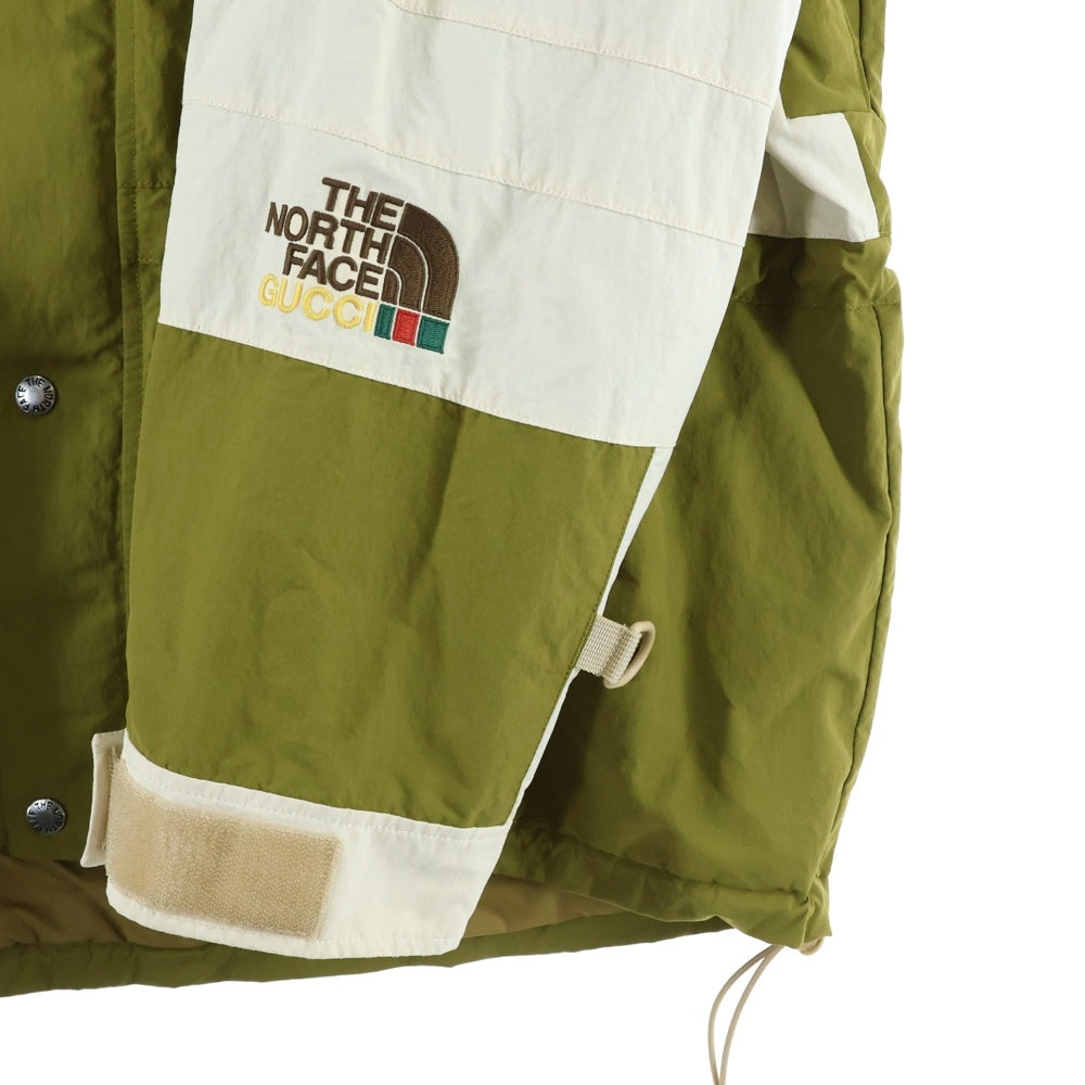 GUCCI(グッチ) 21AW ×THE NORTH FACE ナイロンジャケット 663759 ZLF8Z カーキ