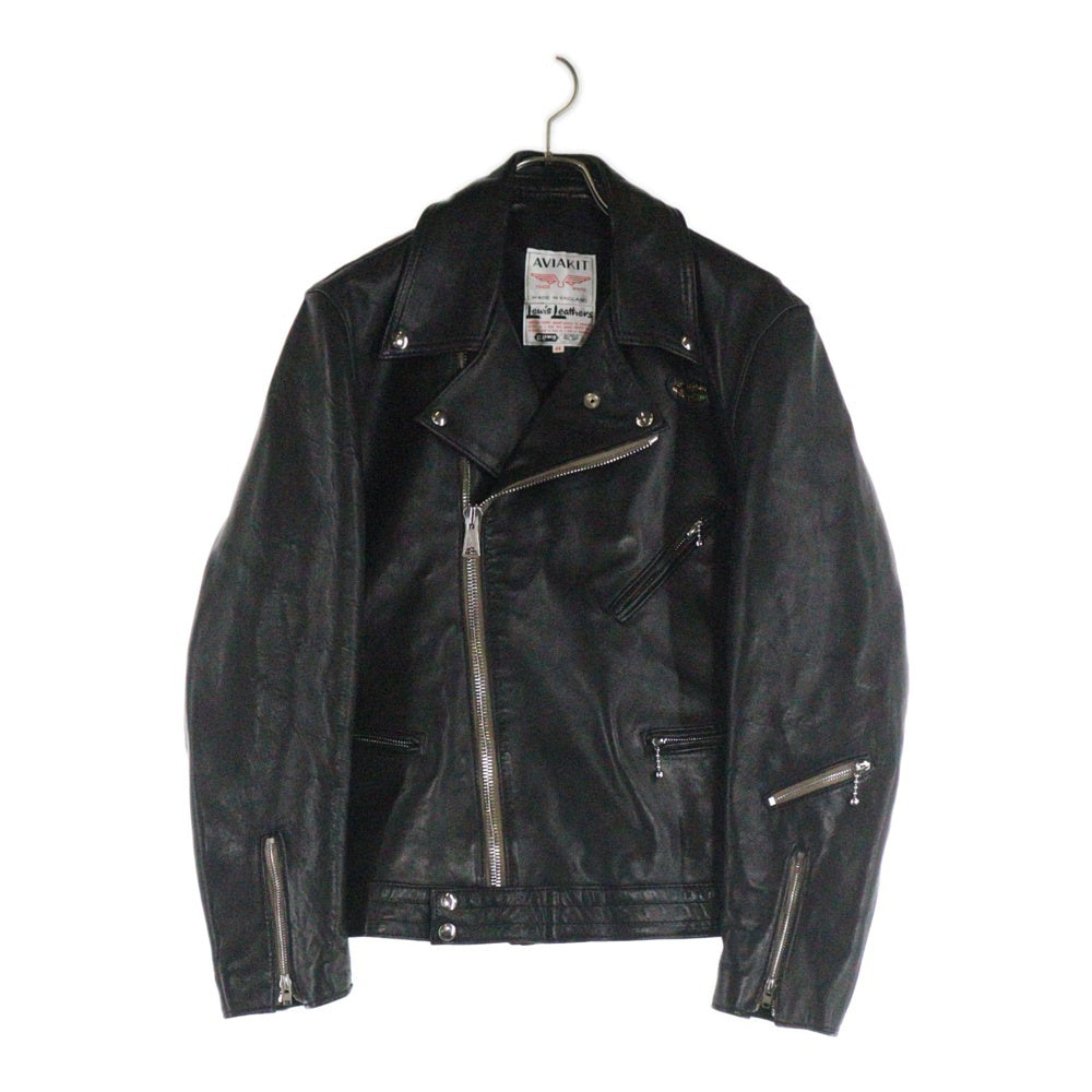 Lewis Leathers(ルイスレザー) 441T CYCLONE TIGHT FIT サイクロン タイトフィット ホースハイド ダブルライダース レザージャケット ブラック