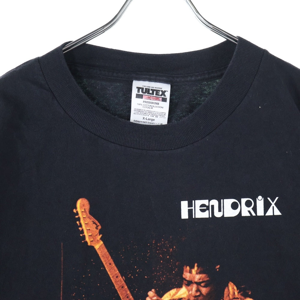VINTAGE(ヴィンテージ) 90S JIMI HENDRIX ジミーヘンドリックス フロントプリント 半袖Tシャツカットソー ブラック