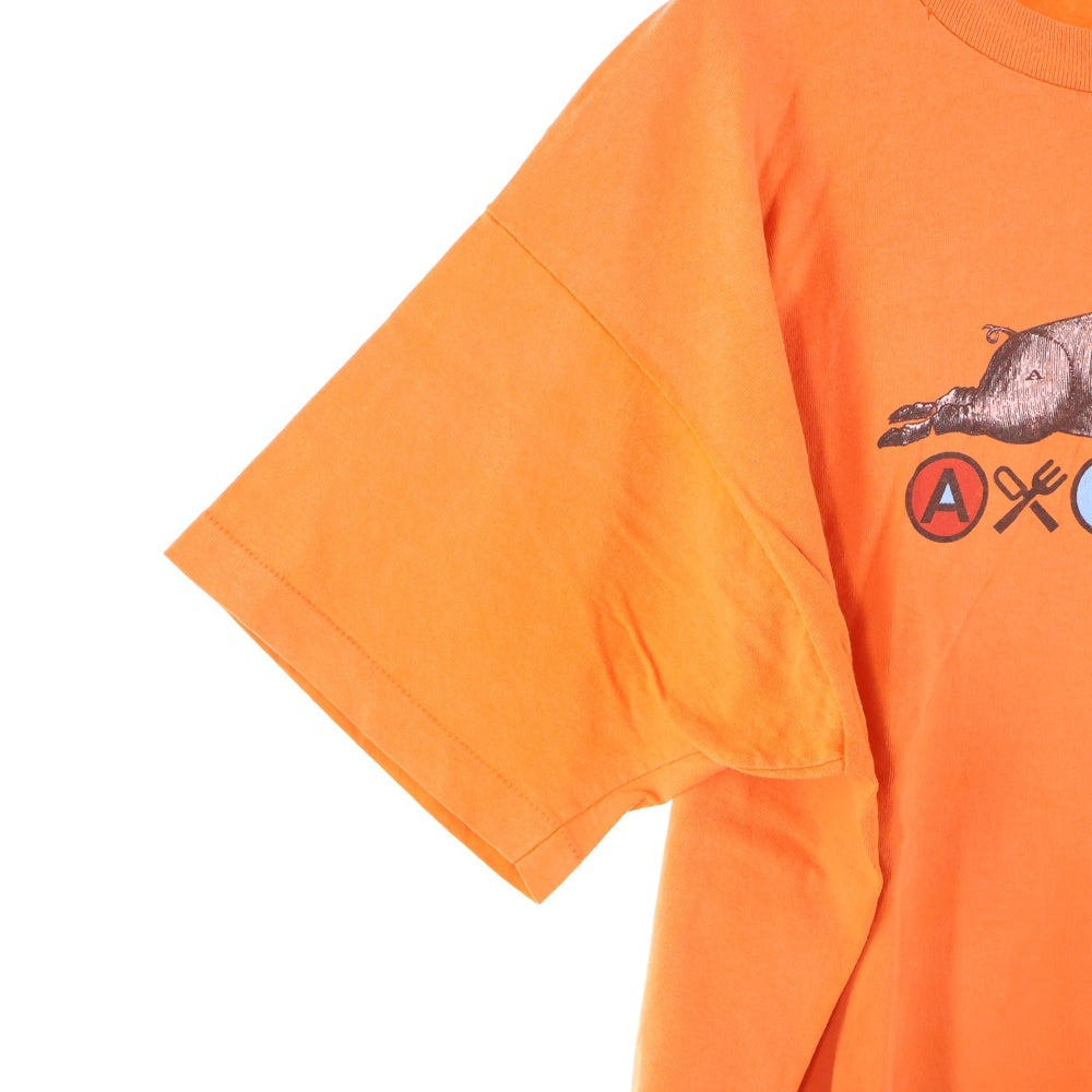 VINTAGE(ヴィンテージ) 90S ALICE IN CHAINS THE OTHER WHITE MEAT アリスインチェインズ プリント半袖Tシャツカットソー オレンジ