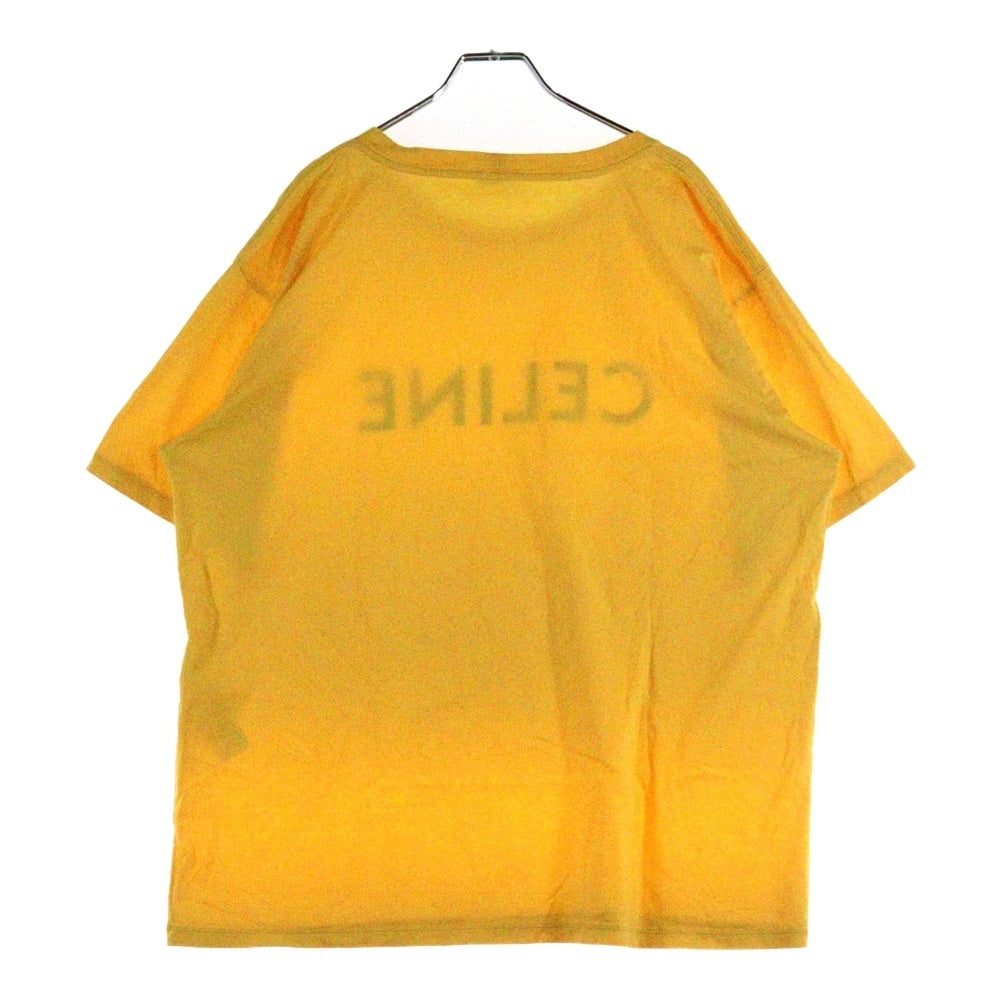 セリーヌ　ヴィンテージ　シャツ　イエロー　総柄　イタリア製 中古・古着通販】CELINE (セリーヌ) Tシャツ イエロー サイズ:xs