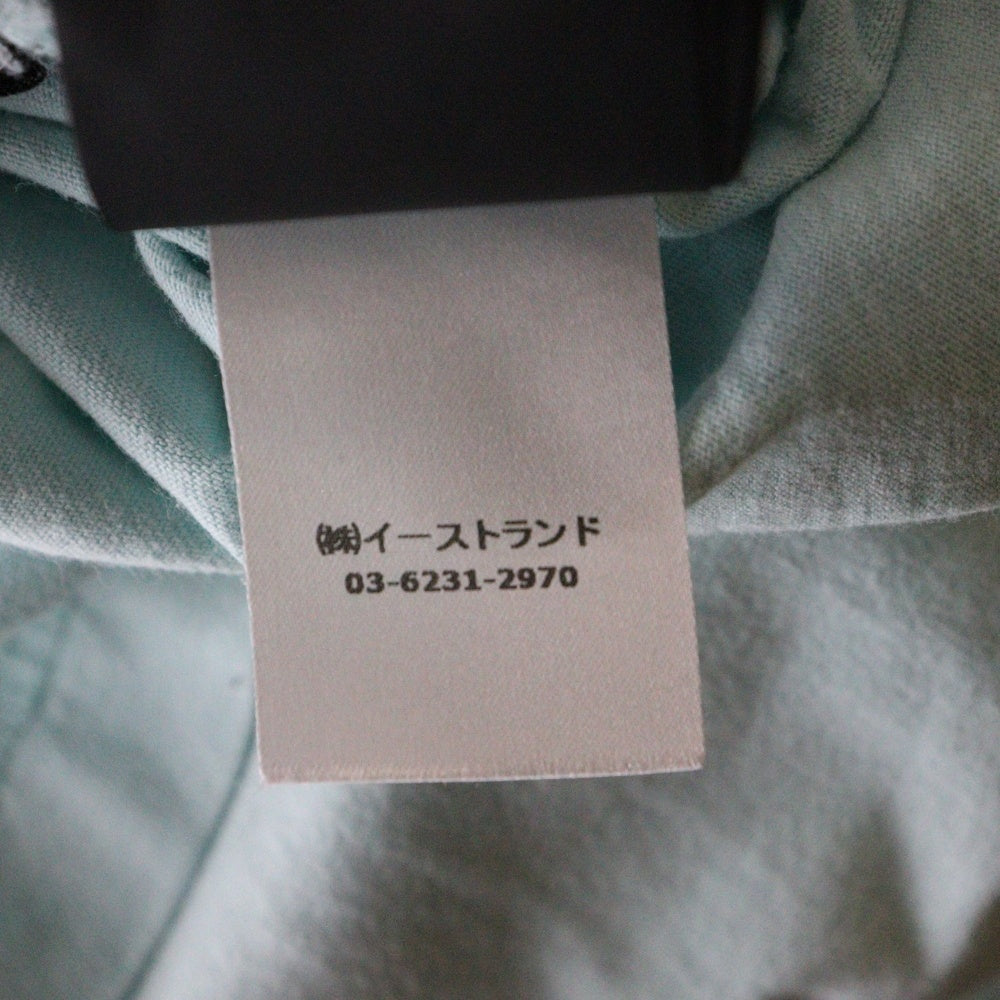 Palm Angels(パームエンジェルス) バック ロゴプリント クルーネック 半袖Tシャツ カットソー ブルー PMAA002C99JER006