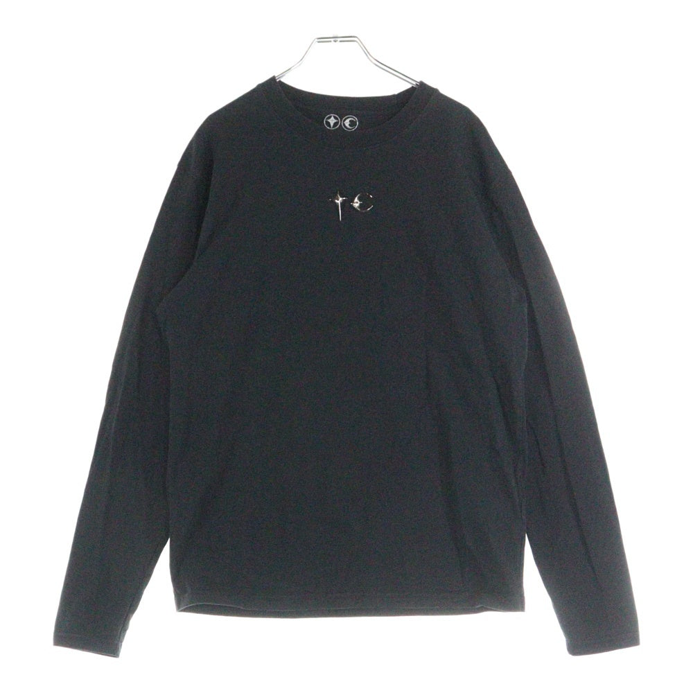 THUG CLUB(サグクラブ) TC Basic Long Sleeve TC24TS0803 TCロゴ エンブレム付き ロングスリーブ 長袖カットソー ブラック