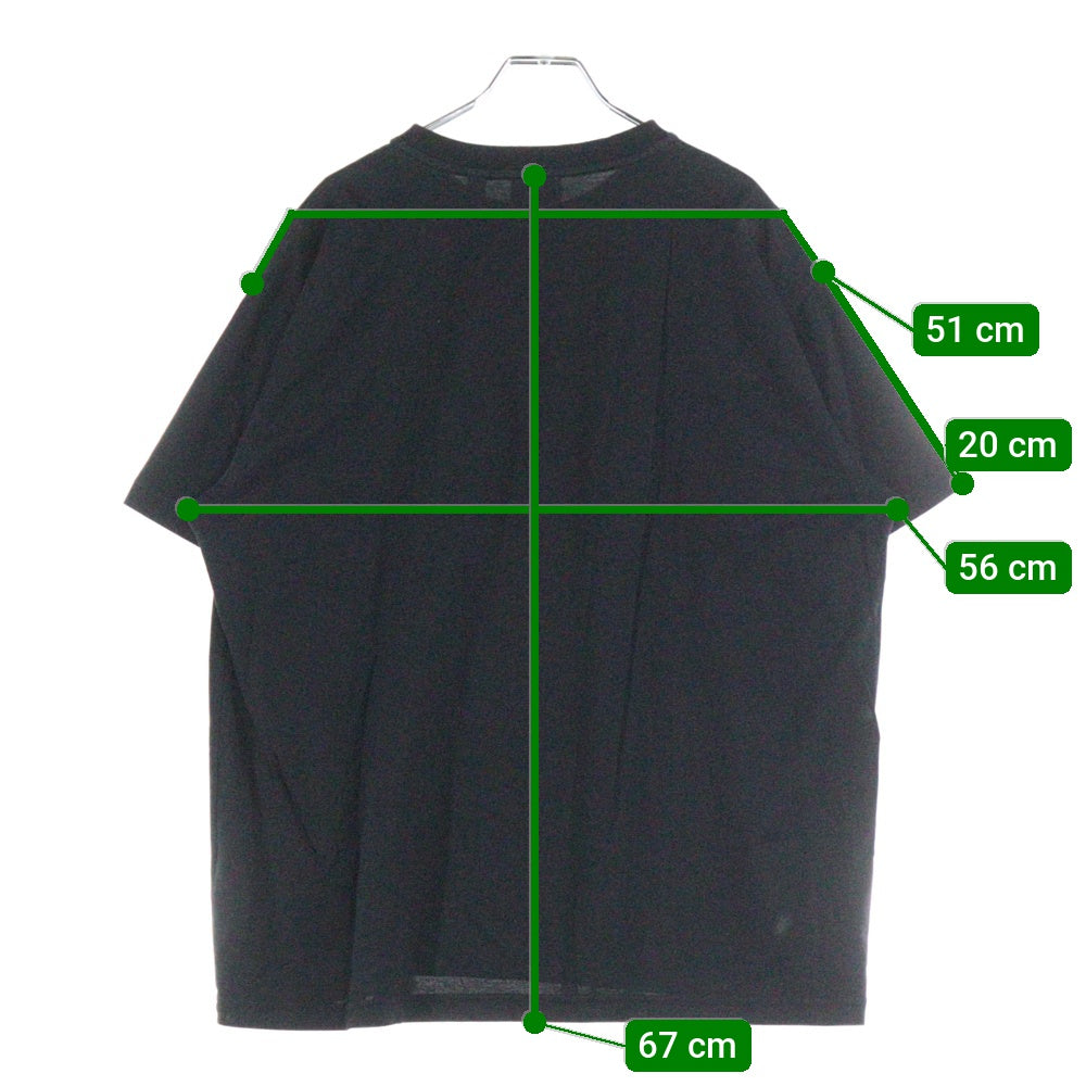 BURBERRY(バーバリー) ロゴ クルーネック 半袖Tシャツ カットソー ブラック 8055307