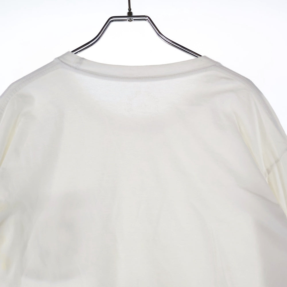 CHROME HEARTS(クロムハーツ) Floral Horseshoe L/S Tee フローラルホースシュー長袖Tシャツ カットソー ホワイト