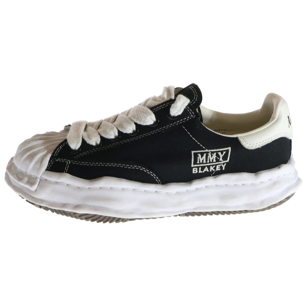 MIHARA YASUHIRO(ミハラヤスヒロ) BLAKEY CANVAS LOW ブレイキー キャンバス ローカットスニーカー ブラック A08FW735