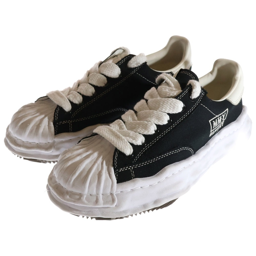 MIHARA YASUHIRO(ミハラヤスヒロ) BLAKEY CANVAS LOW ブレイキー キャンバス ローカットスニーカー ブラック A08FW735