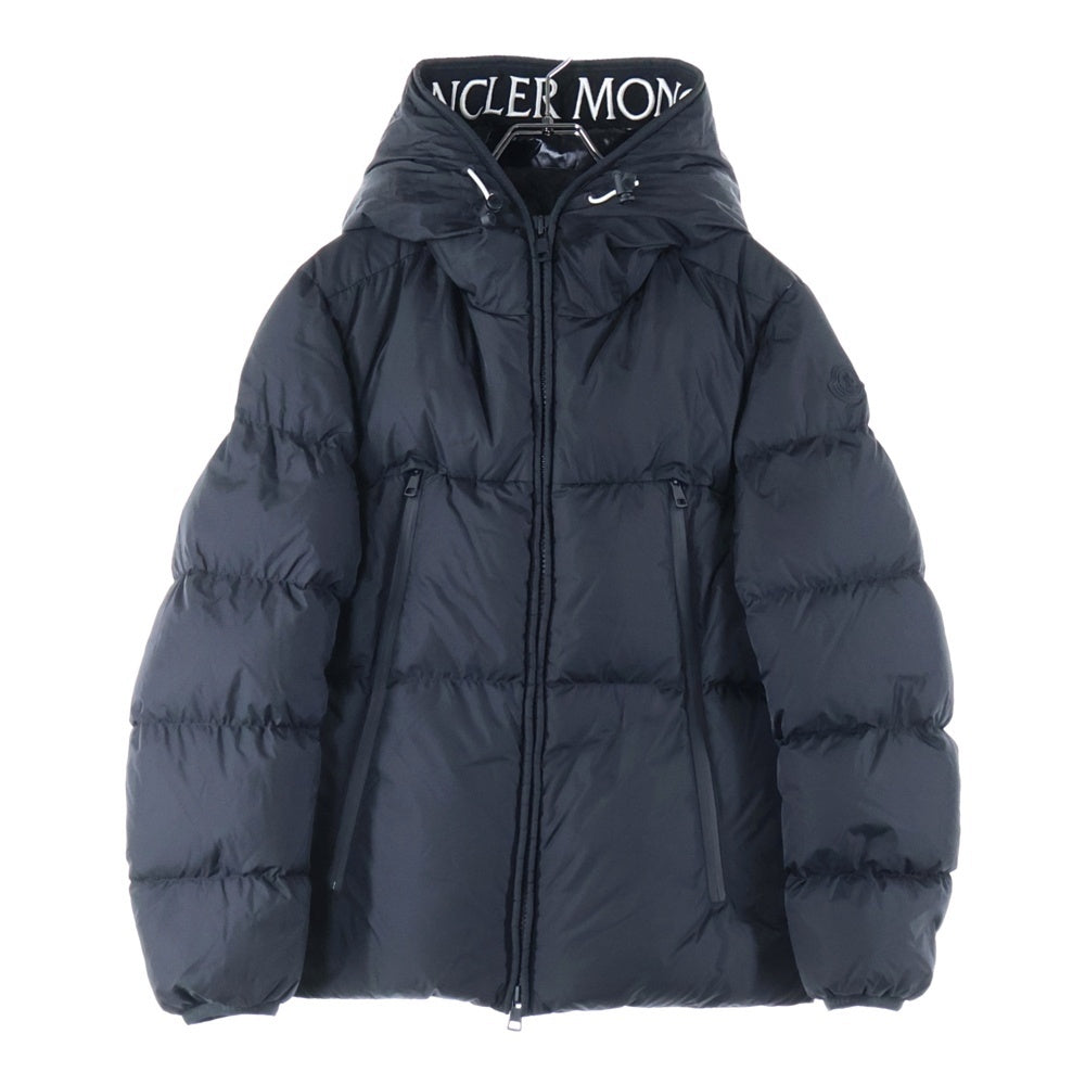 MONCLER(モンクレール) MONTCLAMONTCLA フーディロゴ刺繍 ジップアップ フーディ ダウンジャケット I20911B56900 ブラック