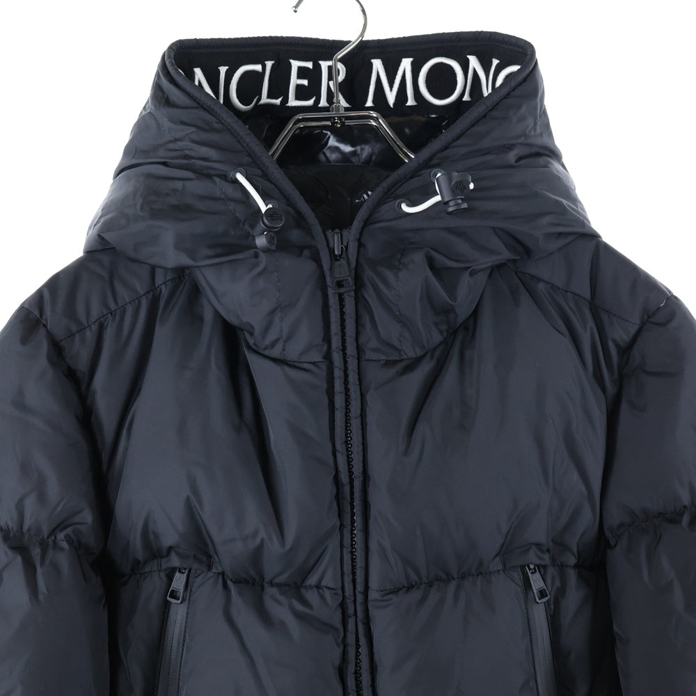 MONCLER(モンクレール) MONTCLAMONTCLA フーディロゴ刺繍 ジップアップ フーディ ダウンジャケット I20911B56900 ブラック